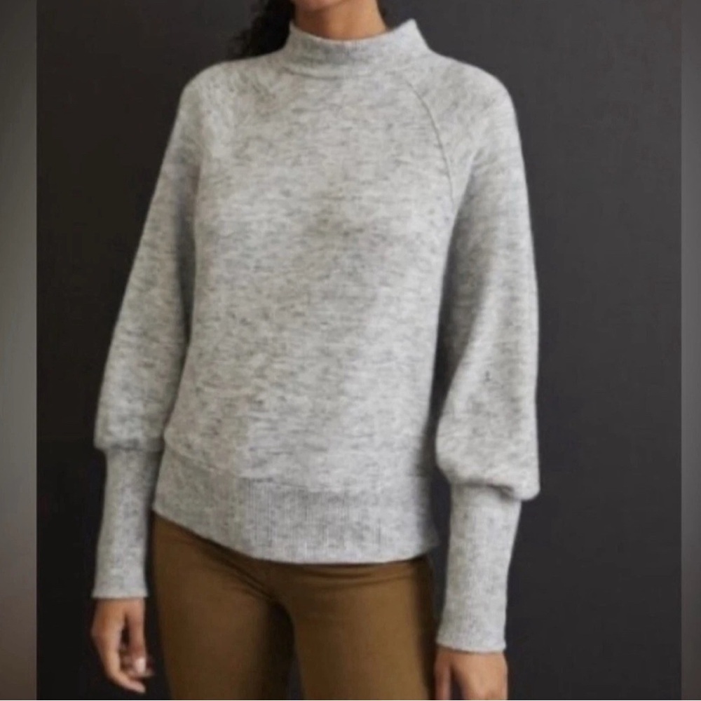 Anthropologie Maeve Heather Gray Sweater